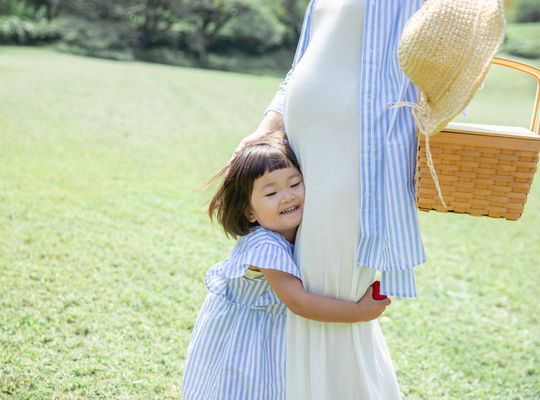 子育て中の母親