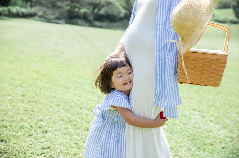 子育て中の母親
